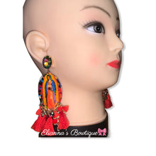 Load image into Gallery viewer, Aretes de la Virgen de Guadalupe /earrings /