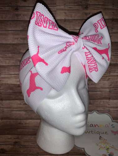 Dog Love pink headwrap / headband