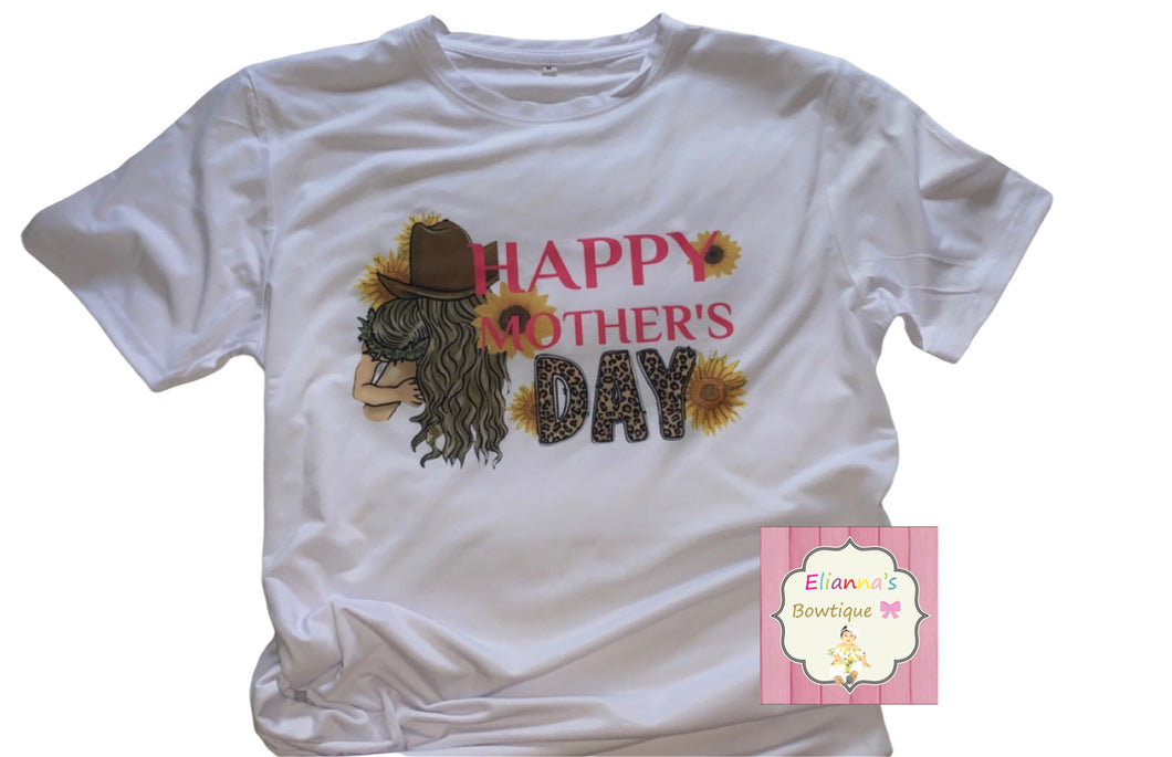 Happy mother's day shirt/ cowgirl