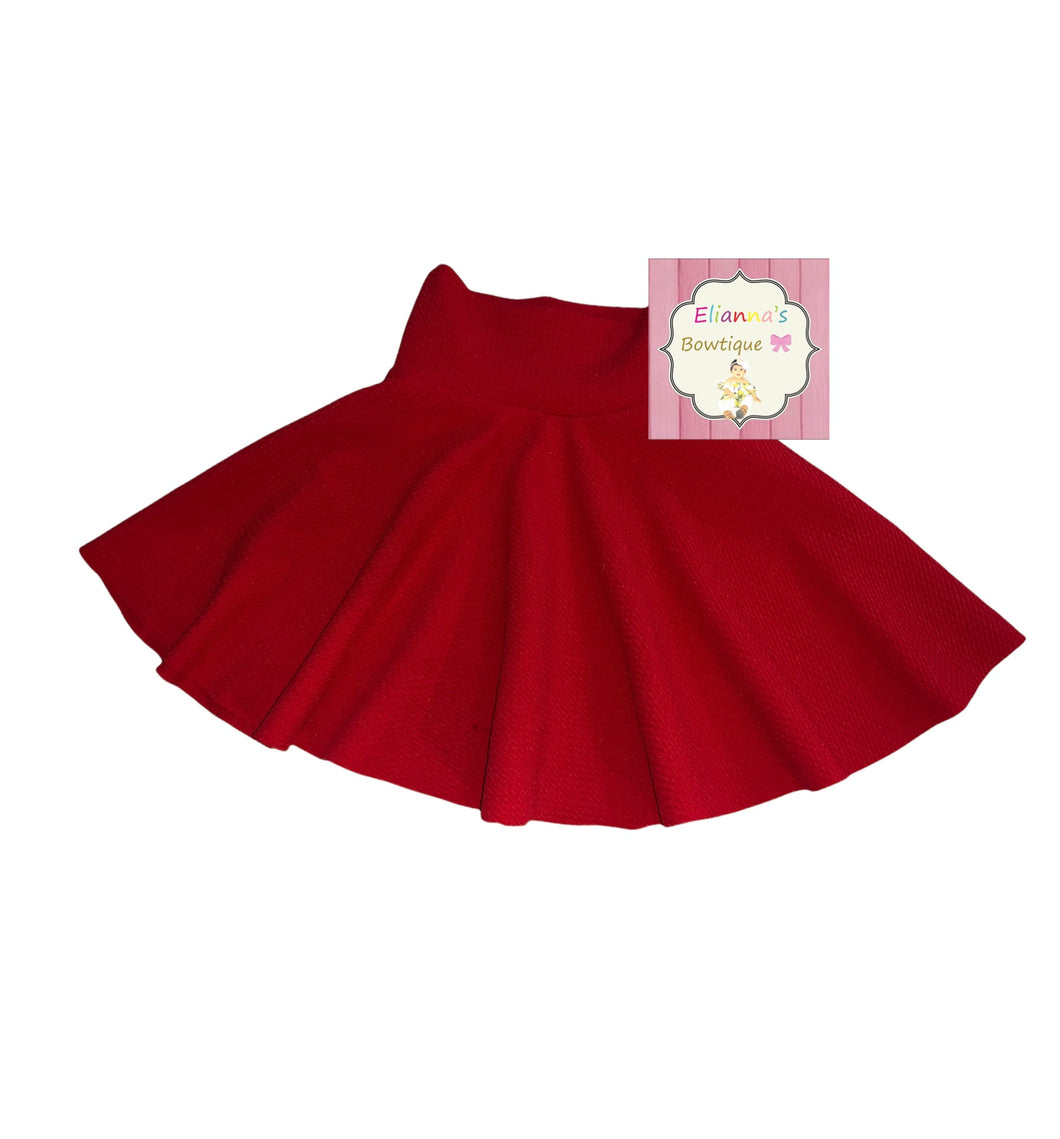 Red skirt/christmas/falda/virgen