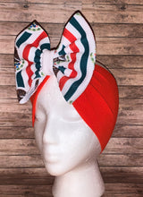 Load image into Gallery viewer, Baby Mexican flag headwrap/tricolor/mexico/aguila - Elianna's Bowtique