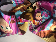 Cargar imagen en el visor de la galería, Masha y el Oso/ masha and the bear hair bow