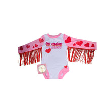 Load image into Gallery viewer, Valentine&#39;s Day fringe Leotard /leotardo/San Valentin/be mine