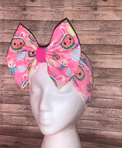 Easter cocomelon headwrap/nylonheadband/clip bow