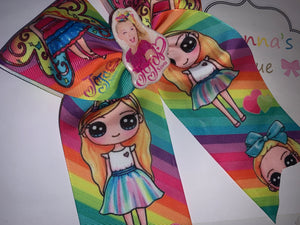Jojo siwa cheer bow / aligator clip - Elianna's Bowtique
