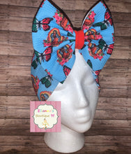 Load image into Gallery viewer, Baby virgen de guadalupe headwrap/azul/virgencita