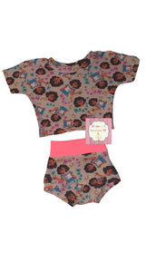 Mirabel set Shirt & bummie/ Encanto set/