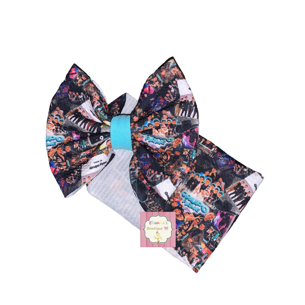 Grupo Firme headwrap/clip bow/Eduin caz /