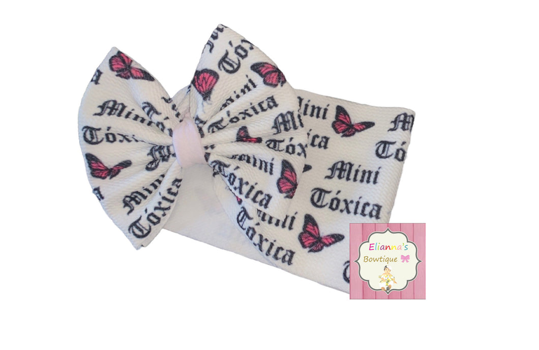 Mini toxica headwrap/bow