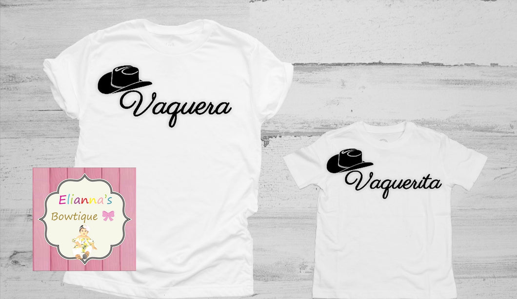 Vaquera & vaquerita shirts/motherdaughter/western/vaqueirta