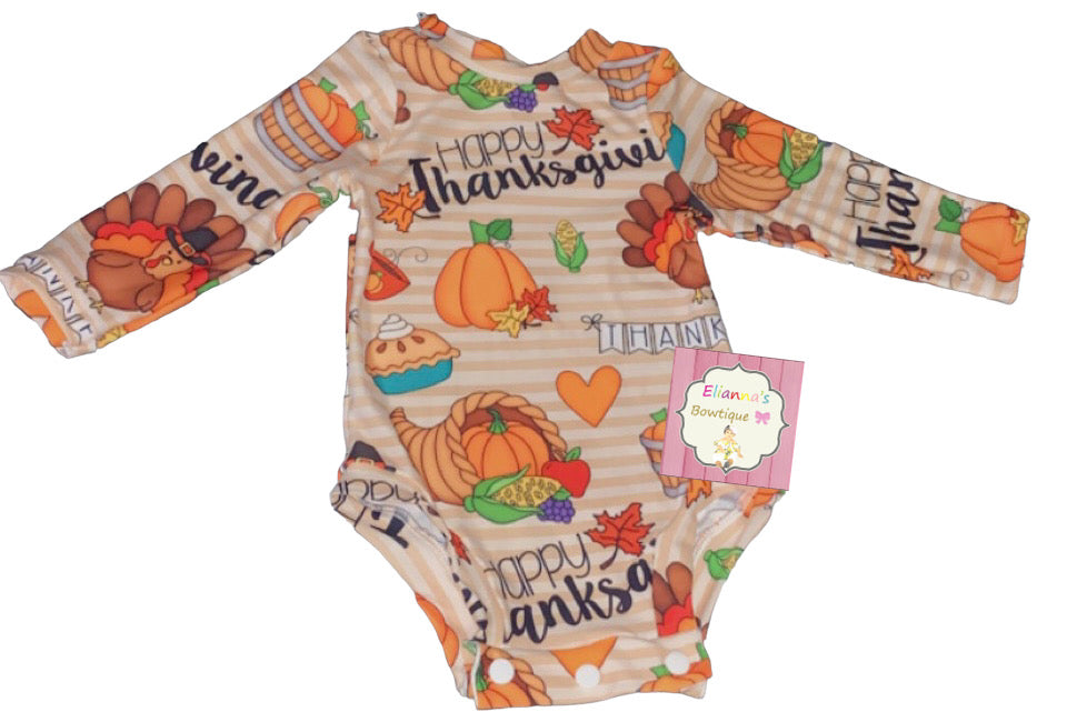 Happy Thanksgiving leotard /dia del pavo leotardo