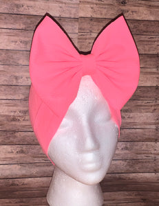 Baby Neon pink headwrap / solid color