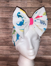 Load image into Gallery viewer, Baby Dinosaur headband /headwrap / Dino - Elianna&#39;s Bowtique