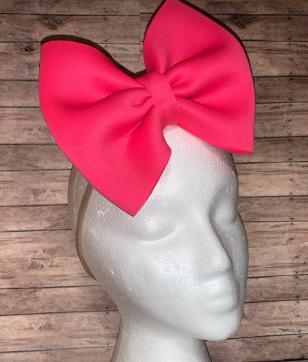 Baby/toddler fuisha puff nylon headband / puff bow