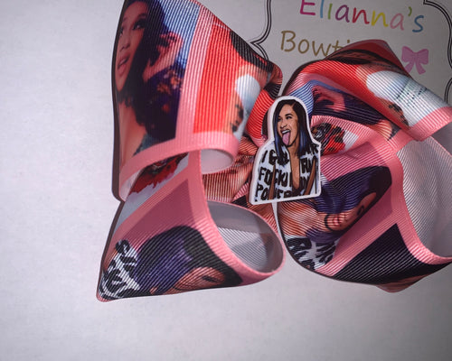 Cardi b hair bow/ Big bow