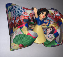 Cargar imagen en el visor de la galería, Princess Snow white Hair Bow/Princessa/blanca nieves