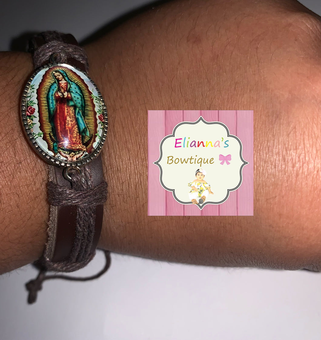 Pulsera de La Virgen de guadalupe/adulto/unisex