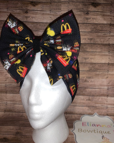 McDonald's headband/ headwrap - Elianna's Bowtique