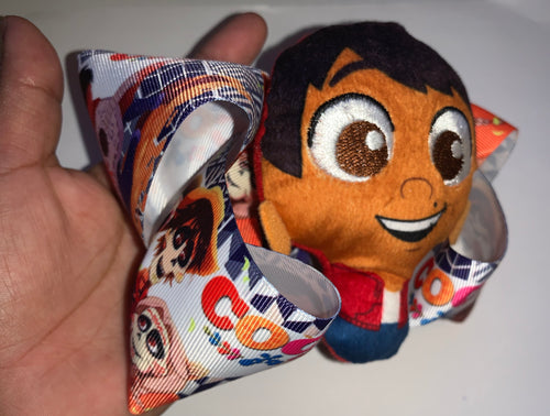 Coco cartoon Hair Bow/ miguel / dia de muertos