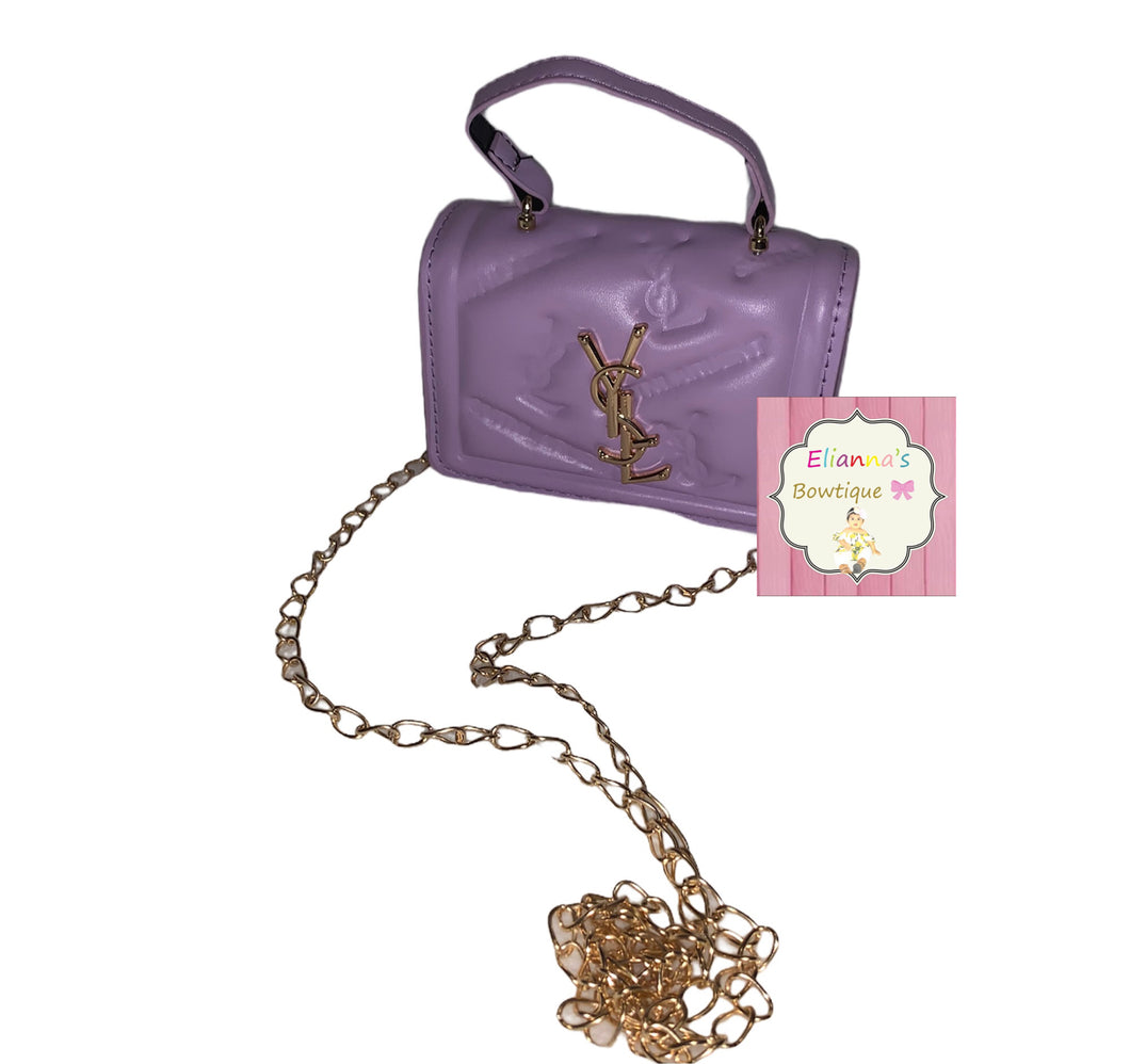 Lilac small girls purse /bag/bolsa