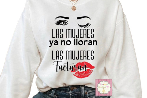 Las mujeres facturan Crewneck sweatshirt /las mujeres ya no lloran