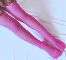 Load image into Gallery viewer, Rhinestones tights ONE SIZE/baby/toddler/socks