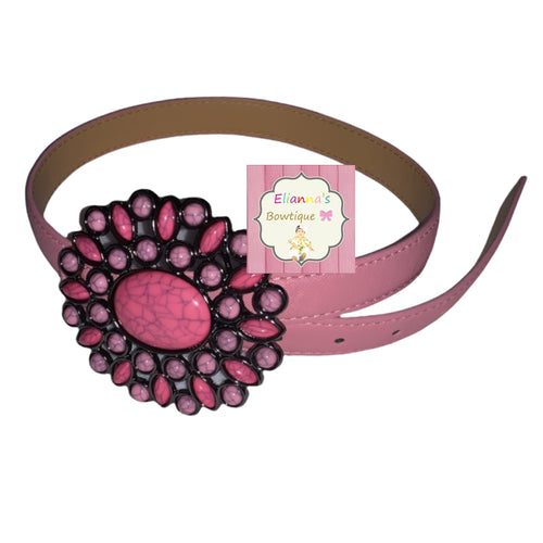 Pink western belt/ baby/toddler/ /adjustable/belts/cintos