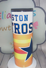 Load image into Gallery viewer, Houston Astros tumbler cup/