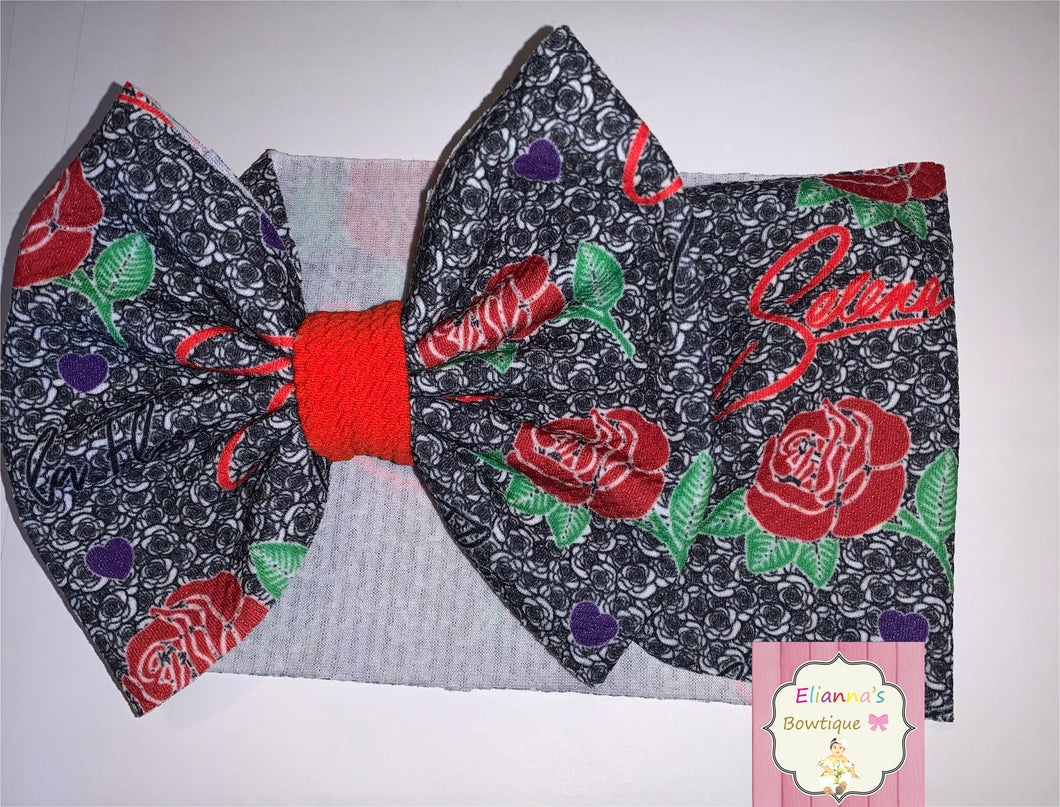 Selena headwrap/como la flor - Elianna's Bowtique