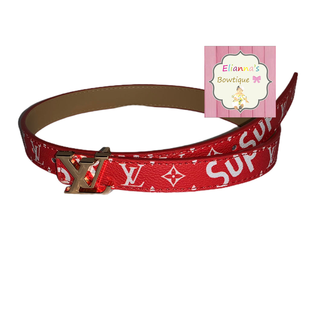 Red belt /unisex /baby / toddler/belts