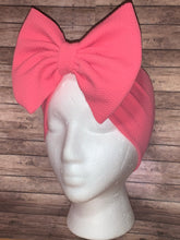 Load image into Gallery viewer, Pink /new chicle) solid color baby headwrap/ headband