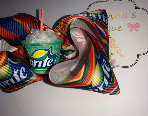 Sprite Hair Bow / Moños con vasitos