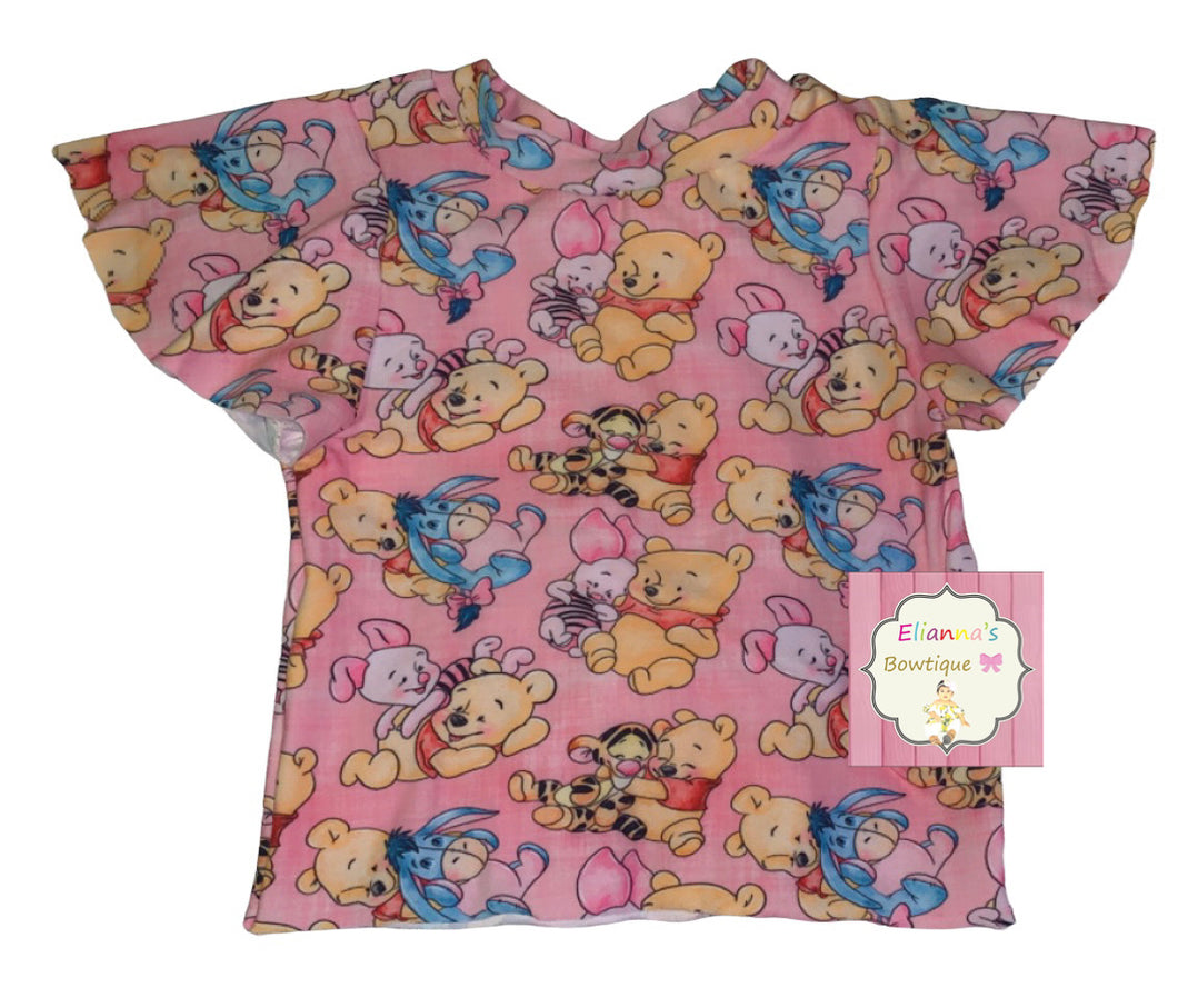 Winnie the pooh pink shirt