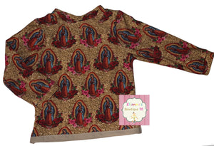 Virgen de Guadalupe shirt /top/long sleeve /EXCLUSIVE