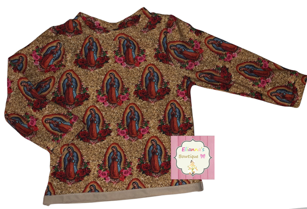 Virgen de Guadalupe shirt /top/long sleeve /EXCLUSIVE